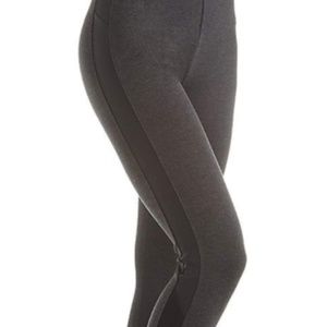 Lysse Kiara Leggings Vegan Leather Charcoal Black